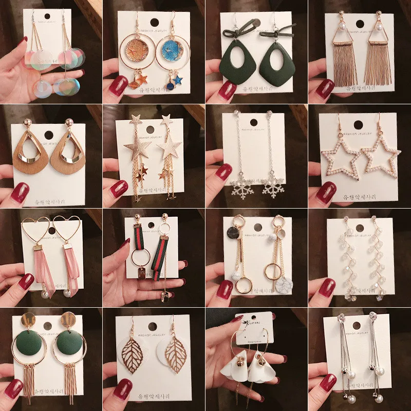 Серьги с кисточками нежные женские висячие серьги в ретро стиле|Серьги-подвески|