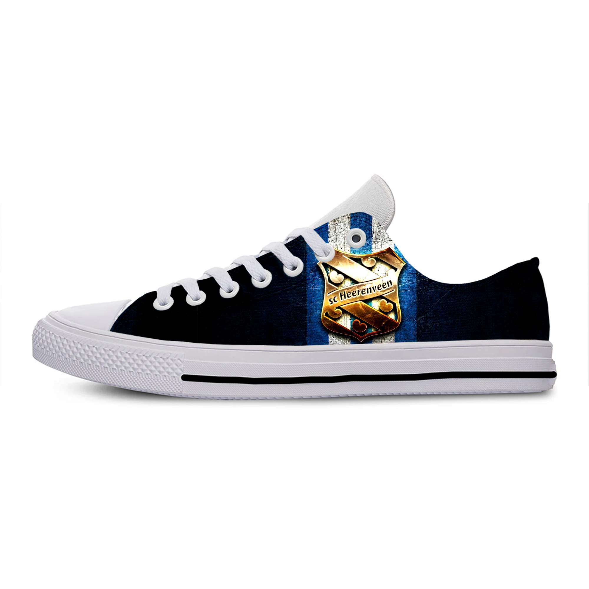 

Heerenveen Cartoon Canvas Men Women Shoes Retro Lace Up Ladies Casual Sneakers Outdoor Breathable Leisure Footwear Real Pictures
