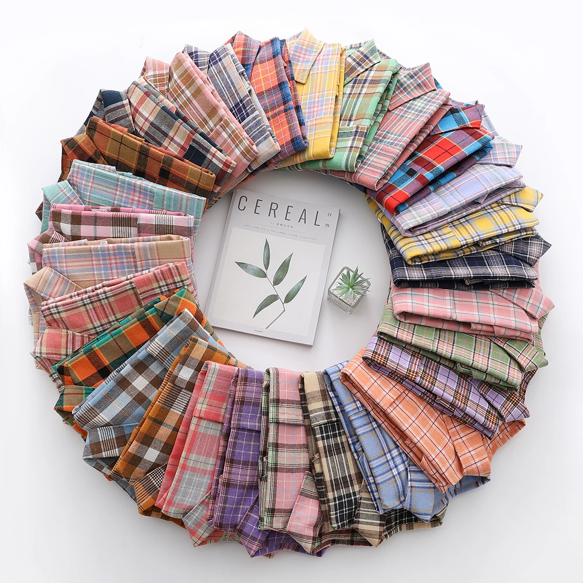 Женская фланелевая рубашка в клетку Новинка осени 2020 женская блузка свободные