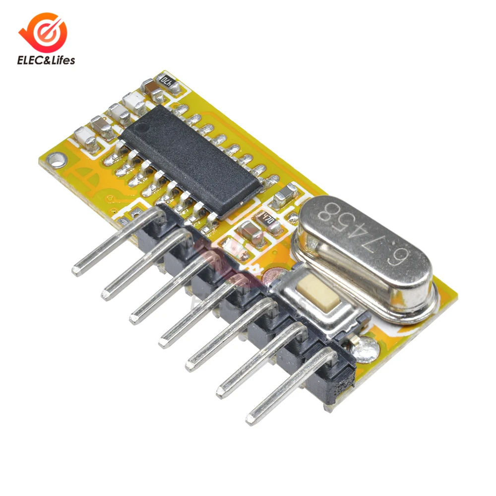 Модуль беспроводного приемника RXB8 RXC6 RXB6 RXB14 RXB12 433 МГц для Arduino AVR 3 3-5 5 В Superheterodyne rxb6 -
