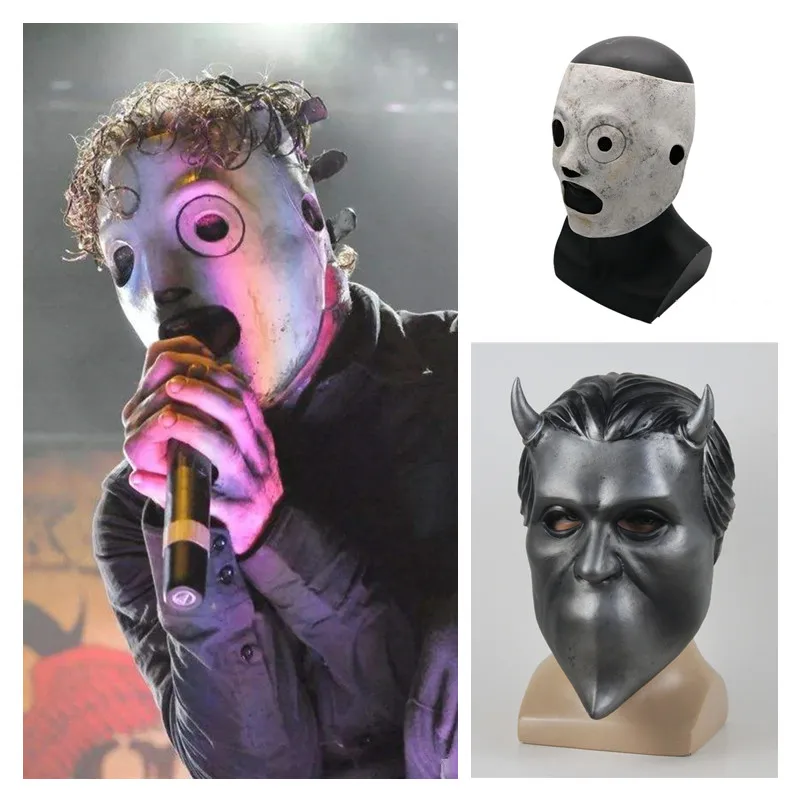 Новая Маскарадная маска Slipknot, шлем Кори Тэйлор, Детские латексные маски для взрослых, вечерние карнавальные реквизиты для Хэллоуина