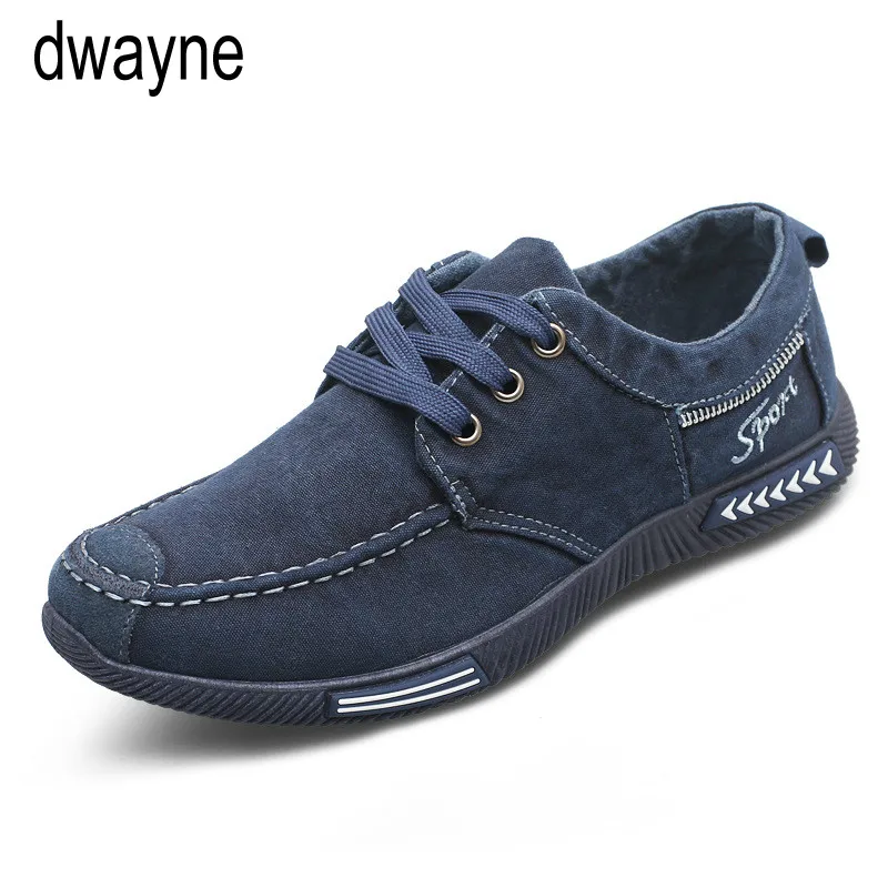 NEW Canvas Men Shoes Denim Lace-Up Casual Plimsolls Breathable Male Footwear Spring Autumn sneakers fgb89 |