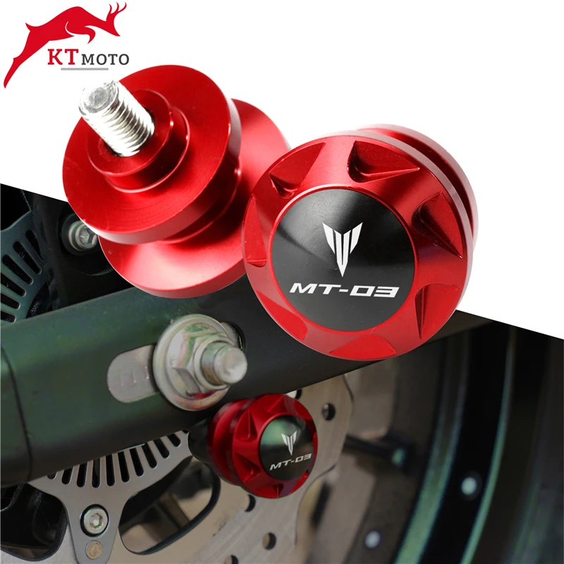 

For Yamaha MT-03 MT03 MT 03 all year M6 Swingarm Spool Slider Stand Screws Motorcycle Accessories