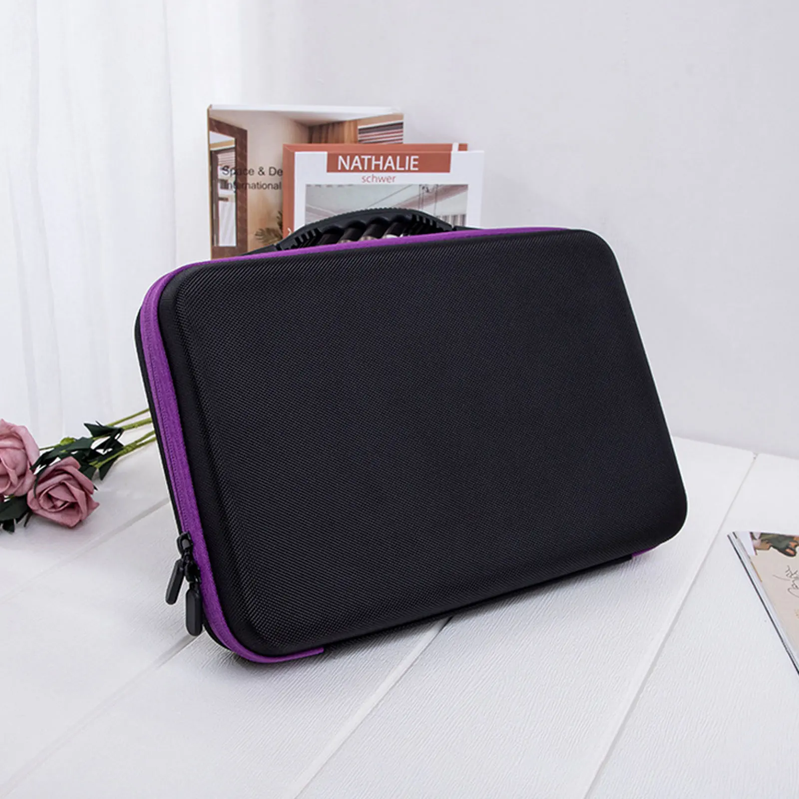 Противоударный чехол для переноски Эва 60 ячеек 15 мл|Наборы инструментов макияжа|