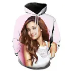 Новинка 2021, модные толстовки с 3D принтом Ariana Grande, свитшоты для мужчин и женщин, детский Модный пуловер, Крутое повседневное пальто для мальчиков и девочек