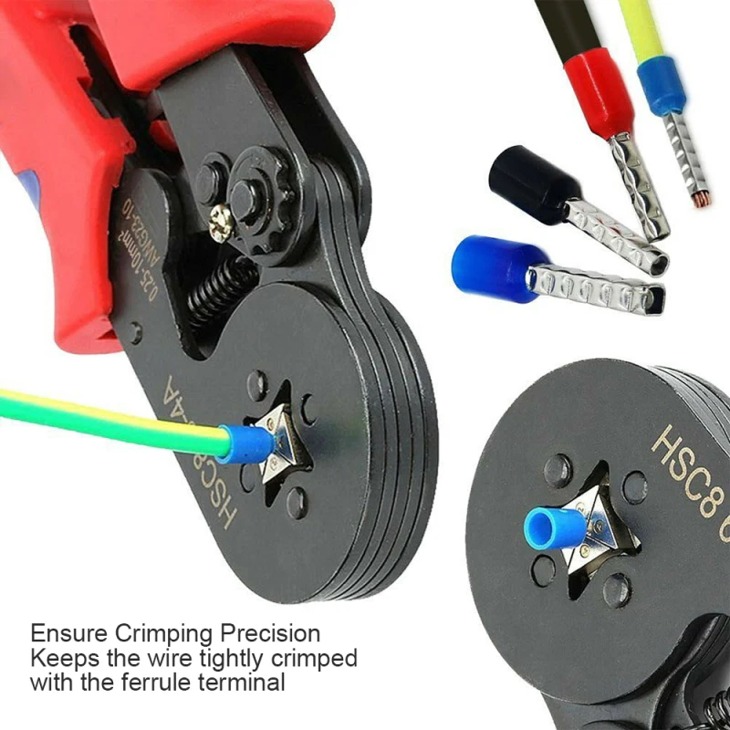 Обжимные наконечники включая 1200 шт. изолированных проводов саморегулирующиеся