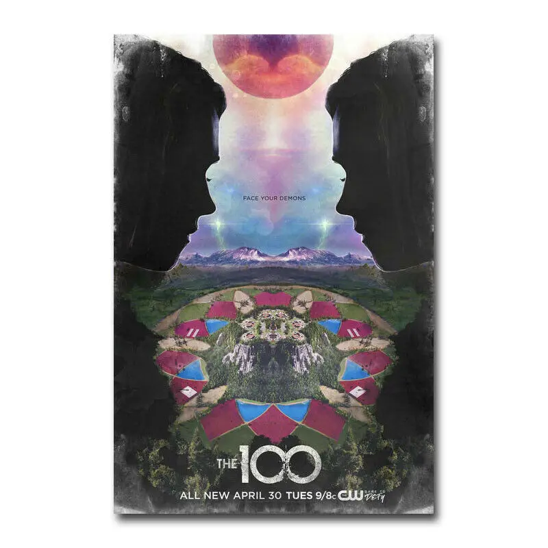 J0249 Шелковый постер для ТВ-сериала художественный светлый холст украшение дома |