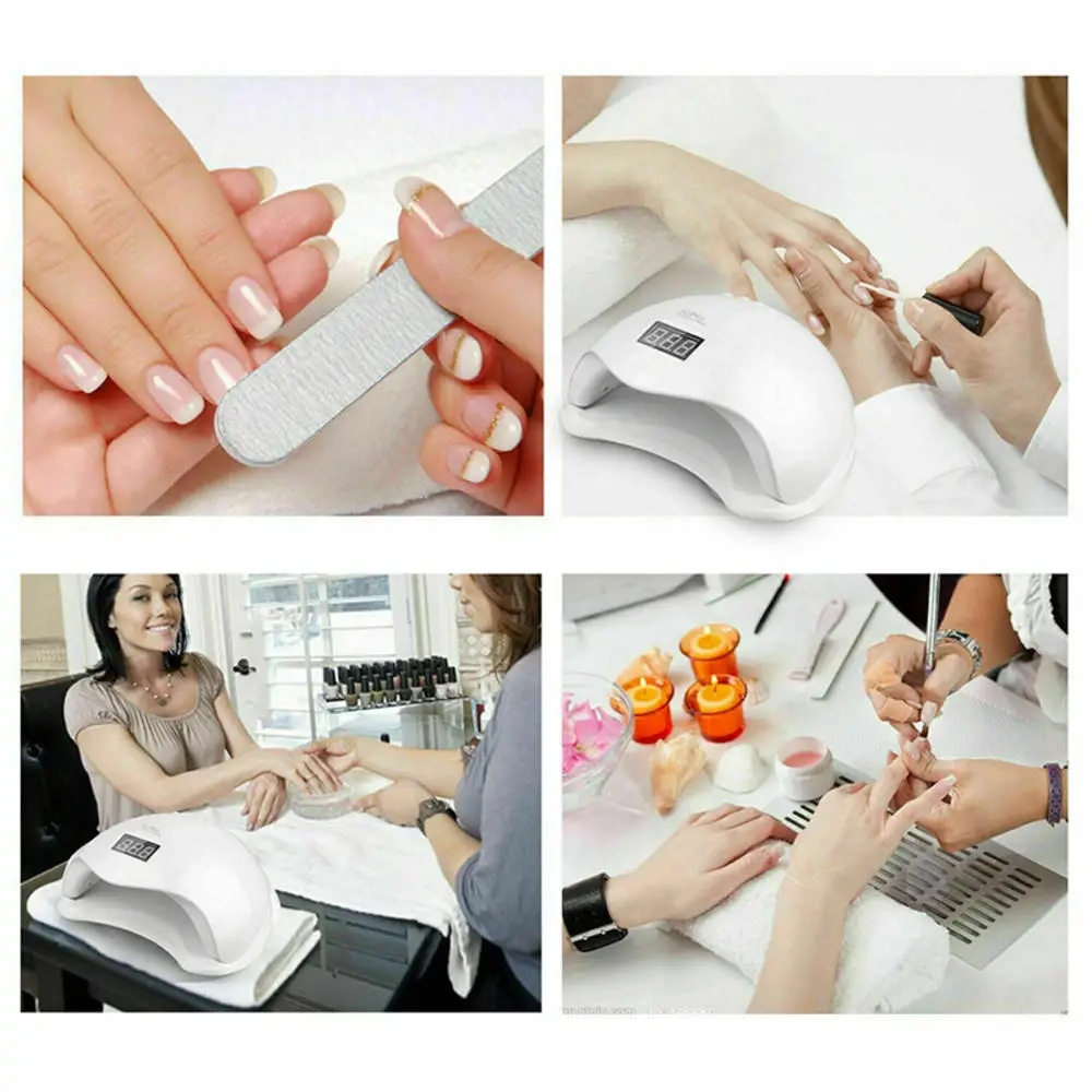 

White SUN 5 48W UV LED Lamp For Nails Dryer Ice Lamp For Manicure Gel Nail Lamp Drying Lamp For Gel Varnish