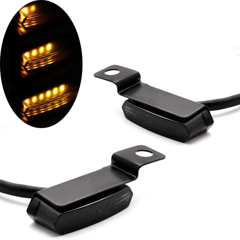 Пара мотоциклетных сигналов поворота сигнальная лампа модифицированные