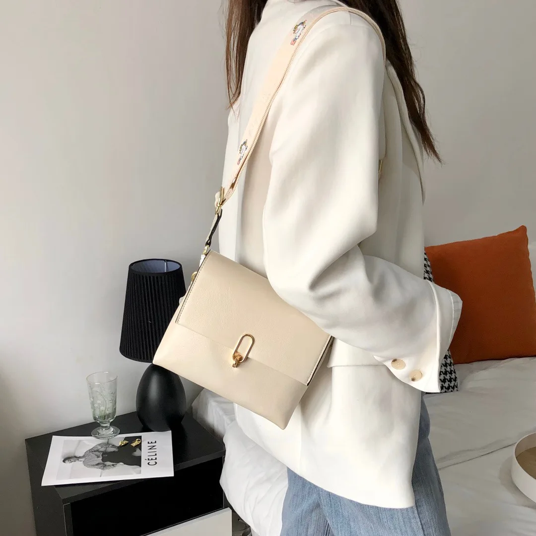 

The New Stylish Fashion Women Elegant Top Handbag One Shoulder And Crossbody Bag Genuine Cow Leather 2021 7Color 21cm