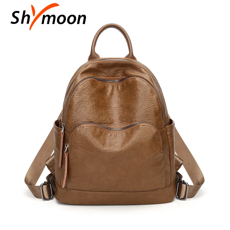 SHYMOON фирменный дизайн женские противоугонные рюкзаки Дамский модный