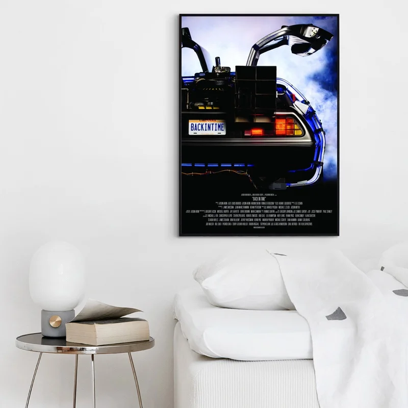 Назад в будущее кино постер стены искусства холст живопись гостиной домашний