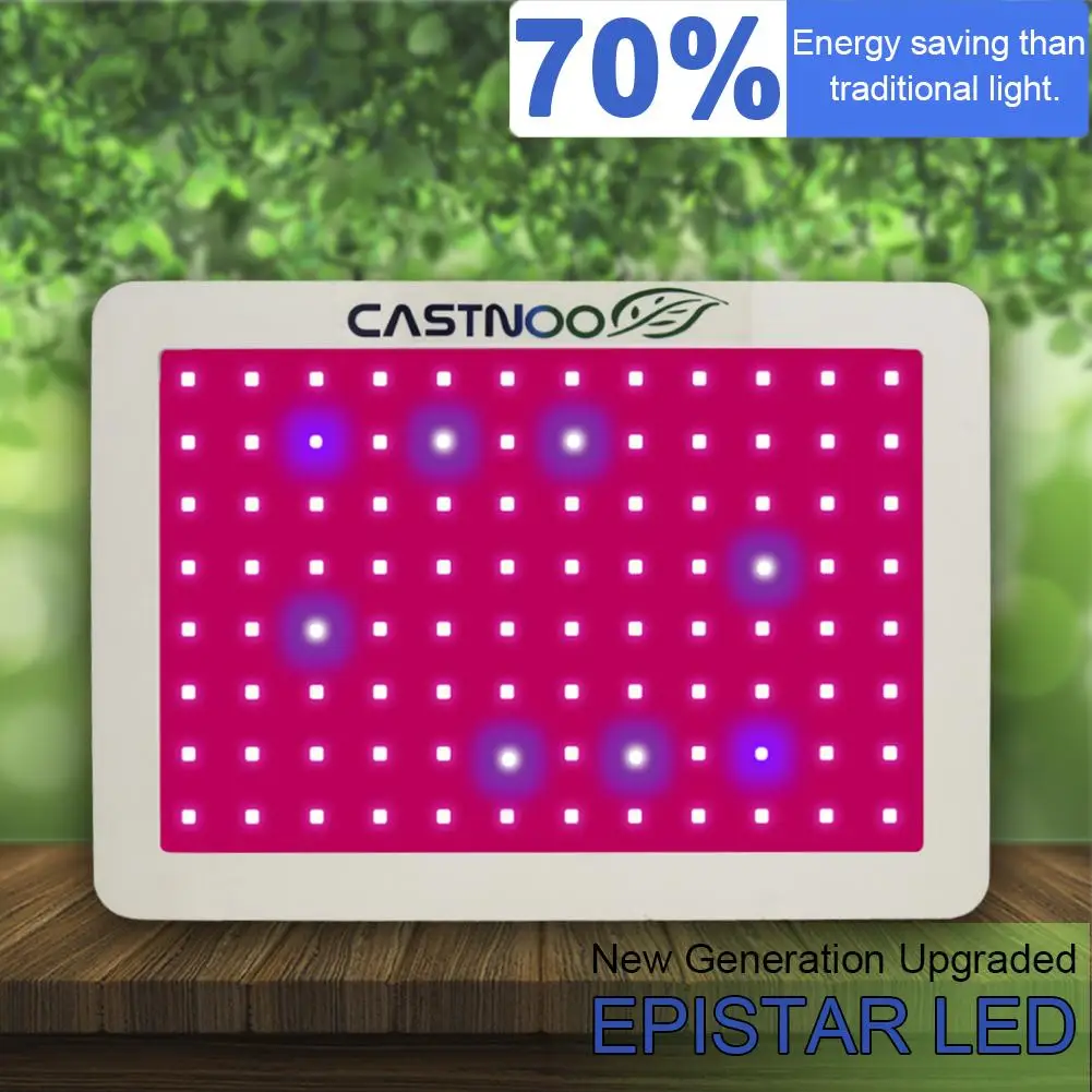 Светодиодная лампа полного спектра CASTNOO для выращивания растений 500 Вт 96
