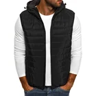 Модный мужской жилет с капюшоном ZOGAA, жилет, куртка, хлопковая куртка
