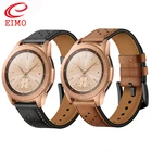 Ремешок из натуральной кожи для Samsung Galaxy Watch active 2 46 мм 42 мм, браслет для наручных часов huawei watch gt2epro, 2022 мм amazfit