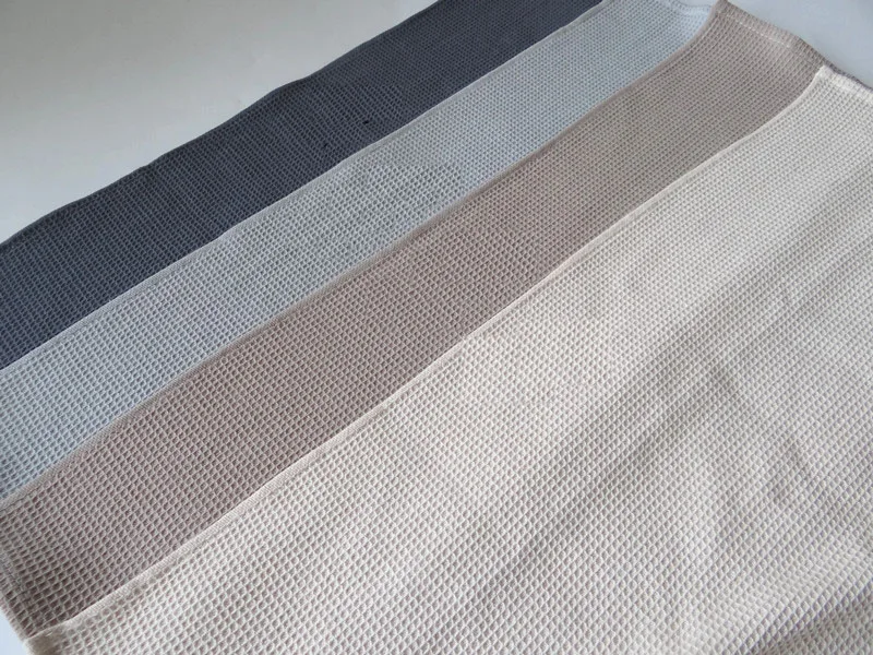 

4PC/Set Cotton Table Napkins Cotton Kitchen Waffle Pattern Tea Towel Absorbent Dish Cleaning Towels Cocktail Napkin For Wedding