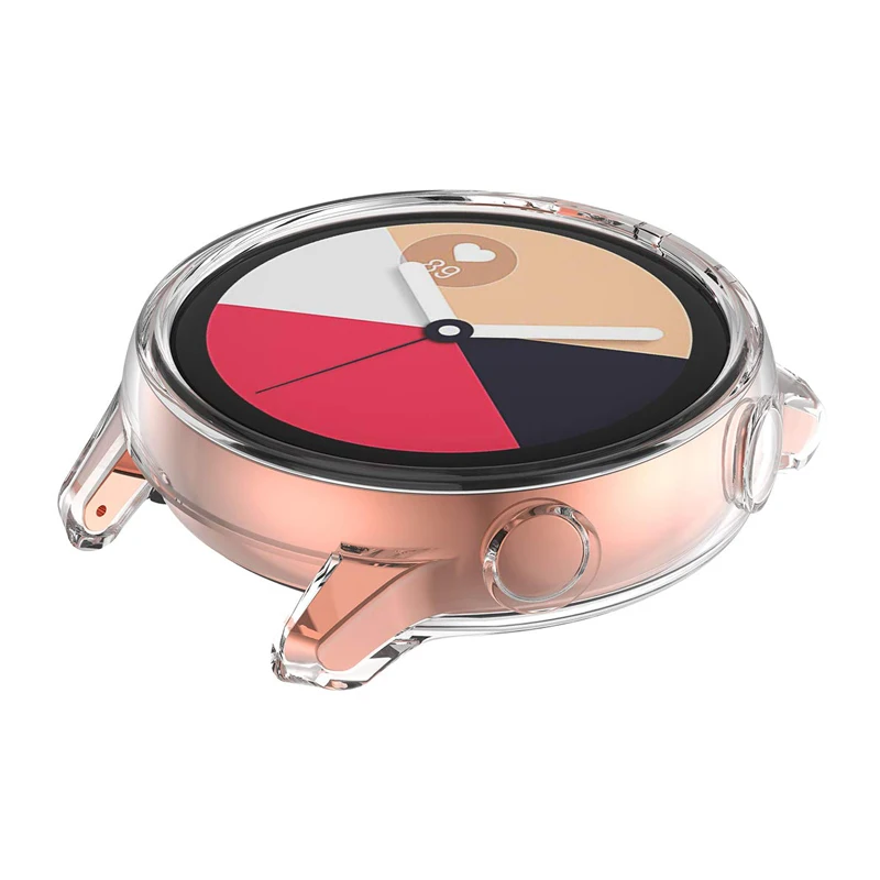 Мягкий силиконовый чехол для samsung Galaxy Watch, активный Чехол, бампер, аксессуары, защита, полное покрытие экрана, защитный чехол