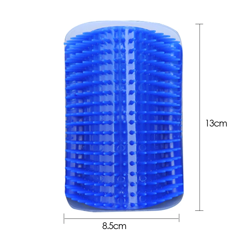 Угловая Расческа для питомцев пластиковый массажер кошек и собак с щетиной от