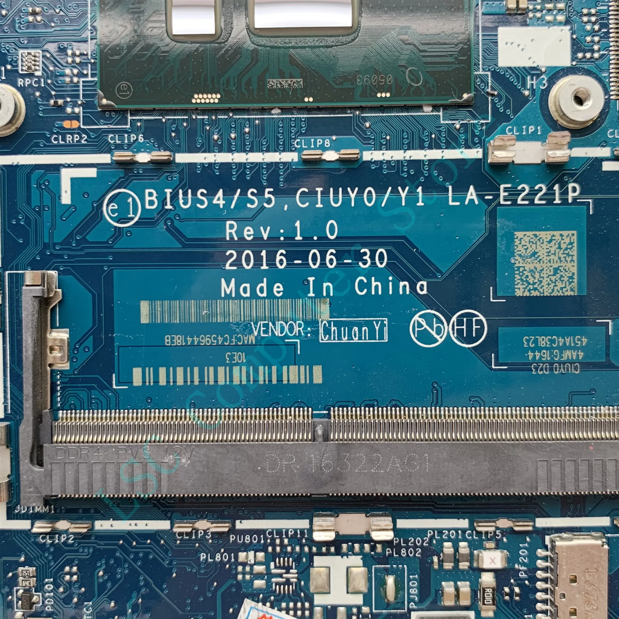 LSC восстановленная материнская плата для ноутбука Lenovo Yoga 510-14IKB Flex 4-1480 5B20M32788