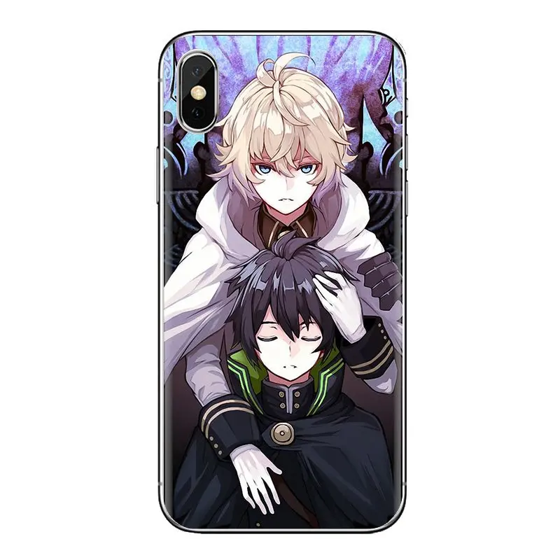 Аниме последний Серафим конец ТПУ чехол сумка для iPhone XS Max XR X 4 4s 5 5S 5C SE 6 6S 7 8 Plus samsung