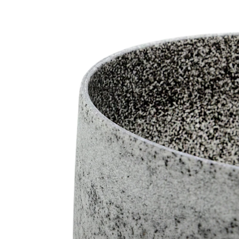 Топфуд 432 Гц B Note корона чакра обсидиан Fusion Матовый Кварцевый Кристалл Поющая чаша