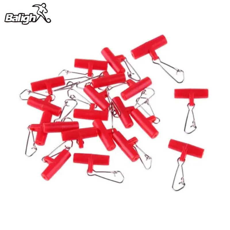 

Balight 20pcs Stainless Steel Fishing Connector Fast Clip Lock Snap Swivel Rings Safety Snaps Fishing Hook Tool Snap