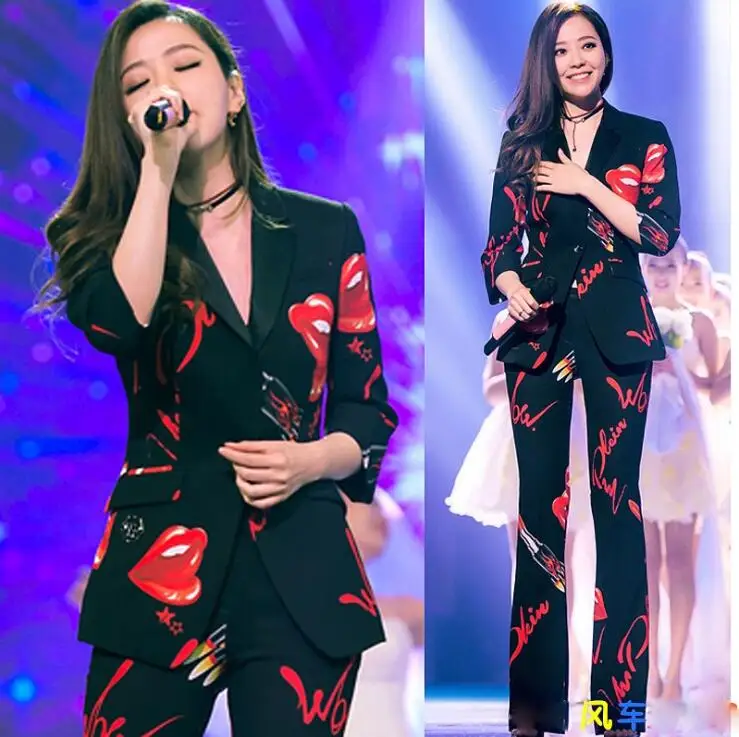 Новинка 2019 Модный женский комплект для подиума пальто с длинным рукавом и