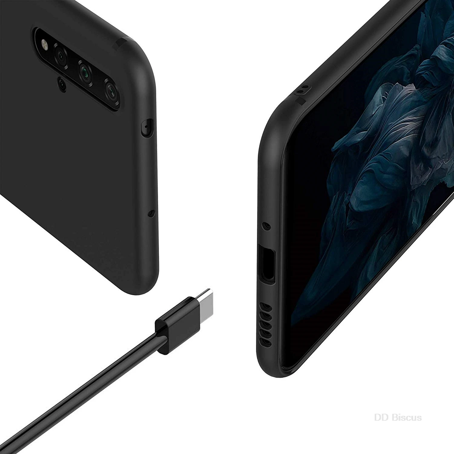 Матовый чехол для Huawei Honor 20 тонкий летний из ТПУ Nova 5T Pro YAL-L21 L41 Yale-L71A | Мобильные
