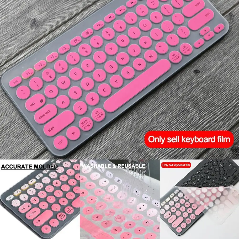 

Ultra Thin Laptop Keyboard Cover Skin Suitable For Logitech 380 Wireless Film Protective Case Silicone K J8X6