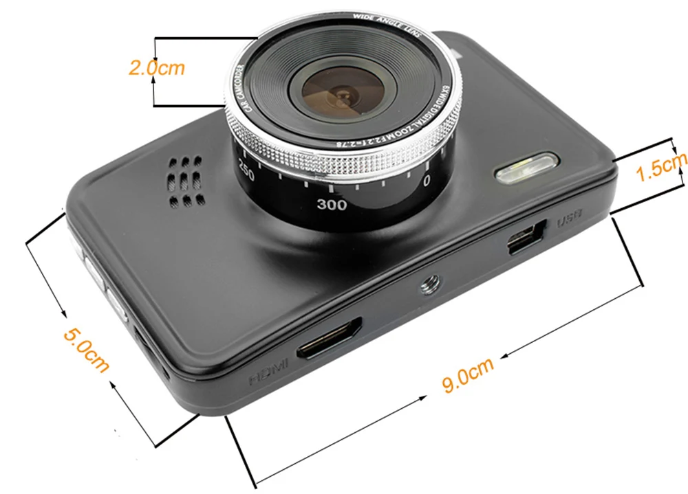 E-ACE Автомобильный видеорегистратор Camara Full HD 1080P видео рекордер со светодиодным фонариком Dashcam Авто регистратор автомобильная видеокамера Dash камера Автомобильный видеорегистратор s