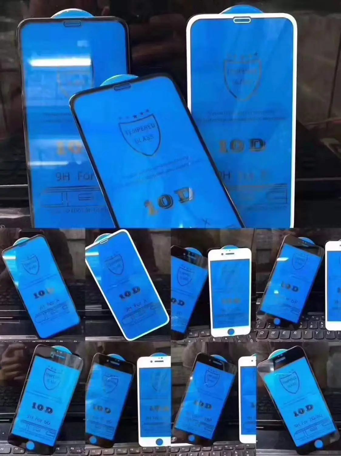 Закаленное 3d-стекло для IPHONE 13/12 PRO MAX/MINI/11 Pro Max 5D/10D XS MAX/678 Plus 20D/111D защита экрана 75 шт. |