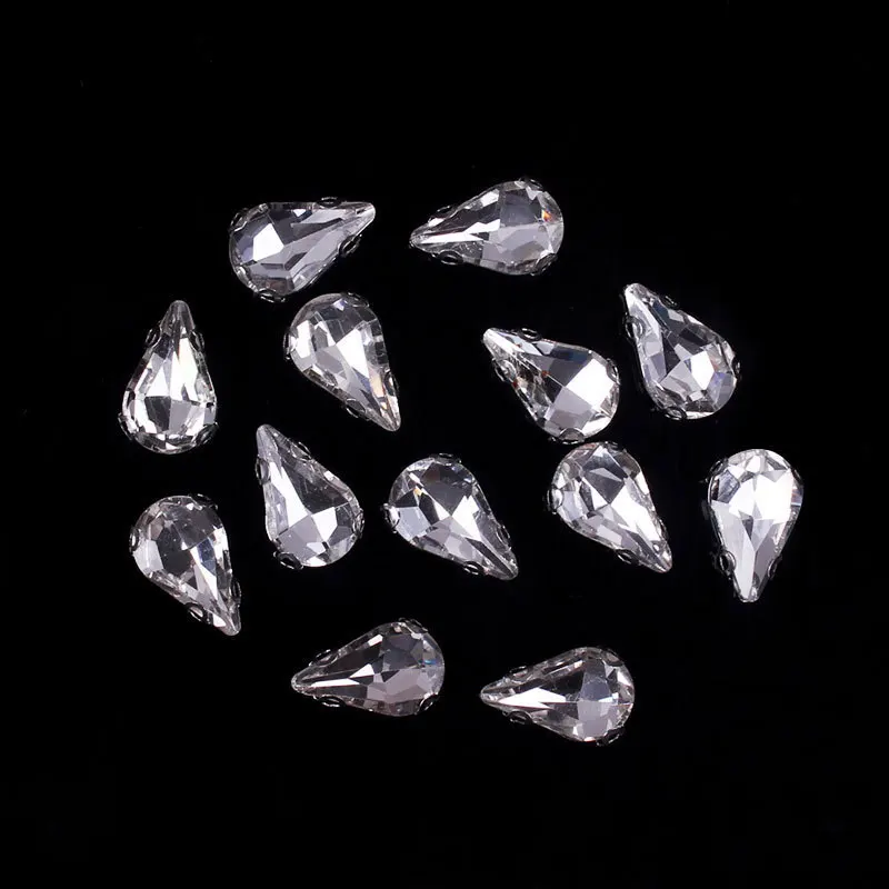 Праджня страз в форме когтя Стразы камнями для свадебное платье лента Кристаллы s