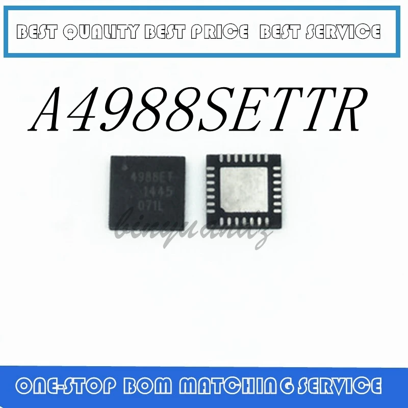 5 шт. 10 20 a4988settr-t 3D принтер чип драйвера: A4988 QFN28 оригинальный продукт 4988ET A4988SETTR-T A4988ET