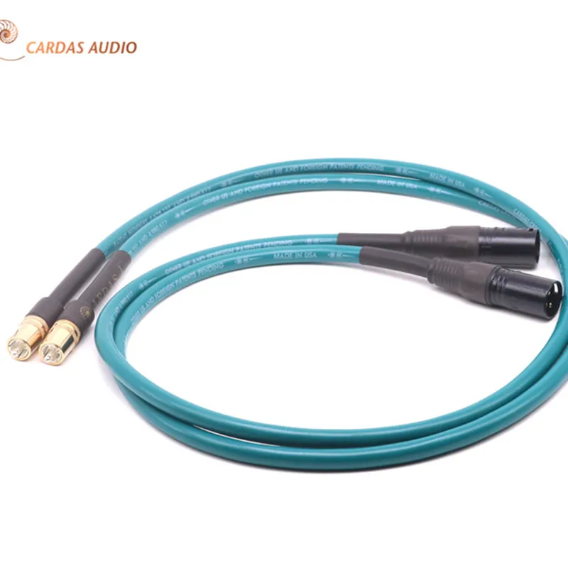 

CARDAS oxygen-free copper + silver-plated shielding HiFi audio amplifier canon signal cable RCA lotus to XLR canon audio cable