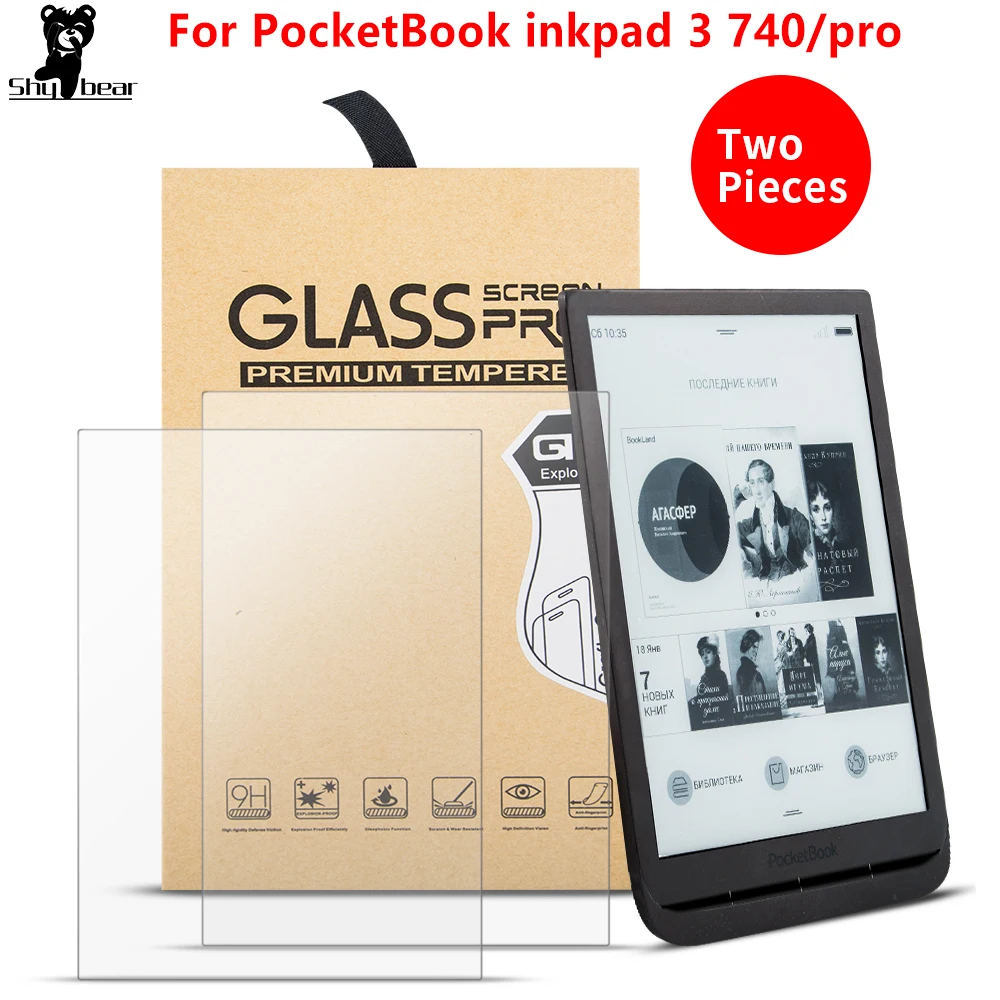 2 шт./лот закаленное стекло чехол пленка для PocketBook 740 InkPad 3 7,8 дюймов устойчивое к царапинам e-reader электронная книга протектор экрана