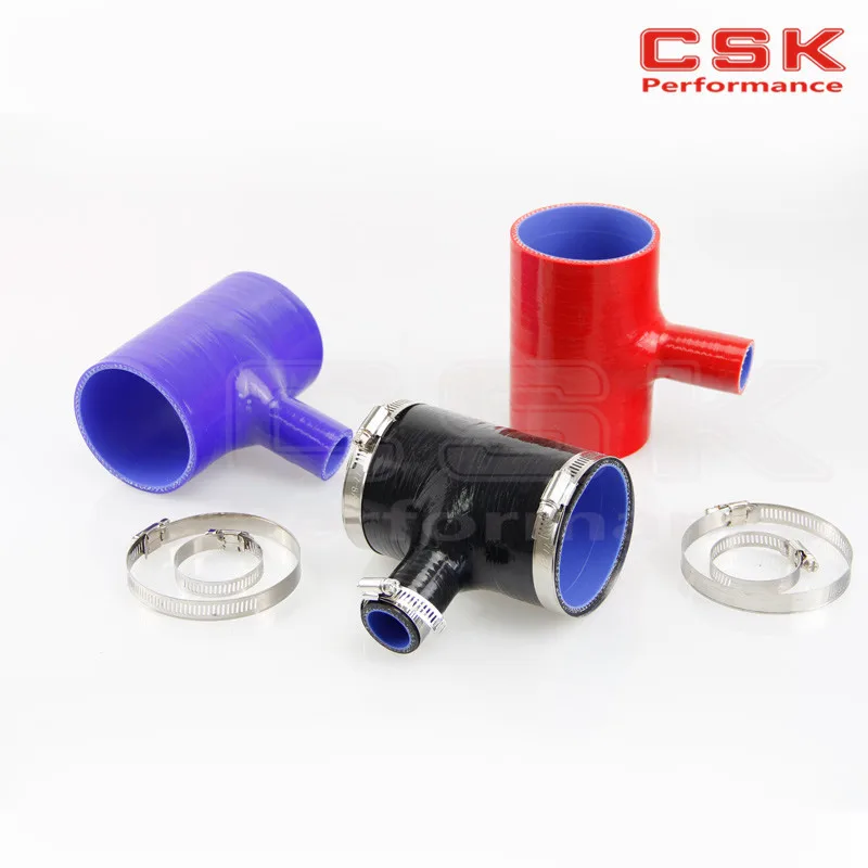 Силиконовый шланг 2 75 дюйма от 70 до мм Т образная труба для 25 ID BOV 3 + зажимы|silicone hose