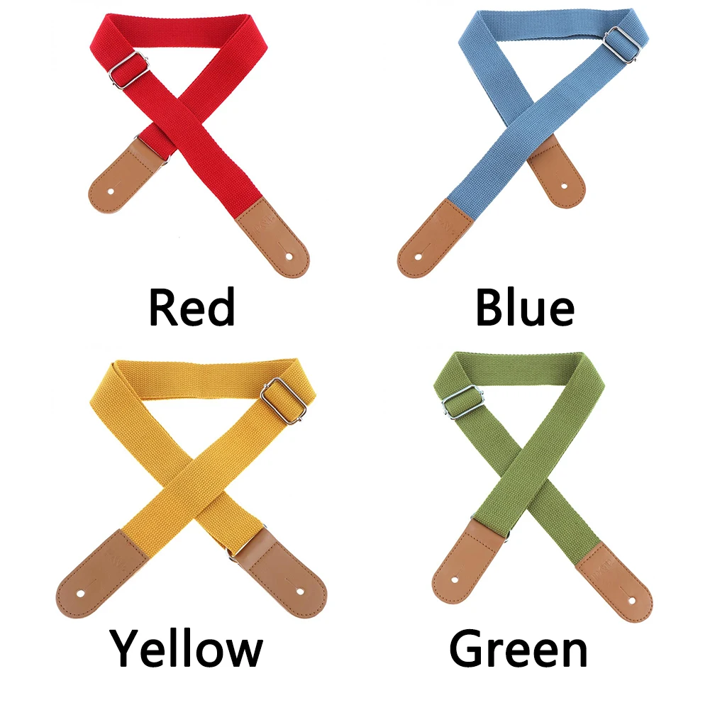 

PU Leather Head Shoulder Anti Pull Adjustable Accessories Ukulele Strap Durable Belt Soft Buckles Hanging Portable Solid