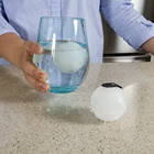 2 шт. 6 см Большой размер шарики для льда Круглые шарики для дома и бара вечеринки кухонные формы для виски коктейля DIY мороженого