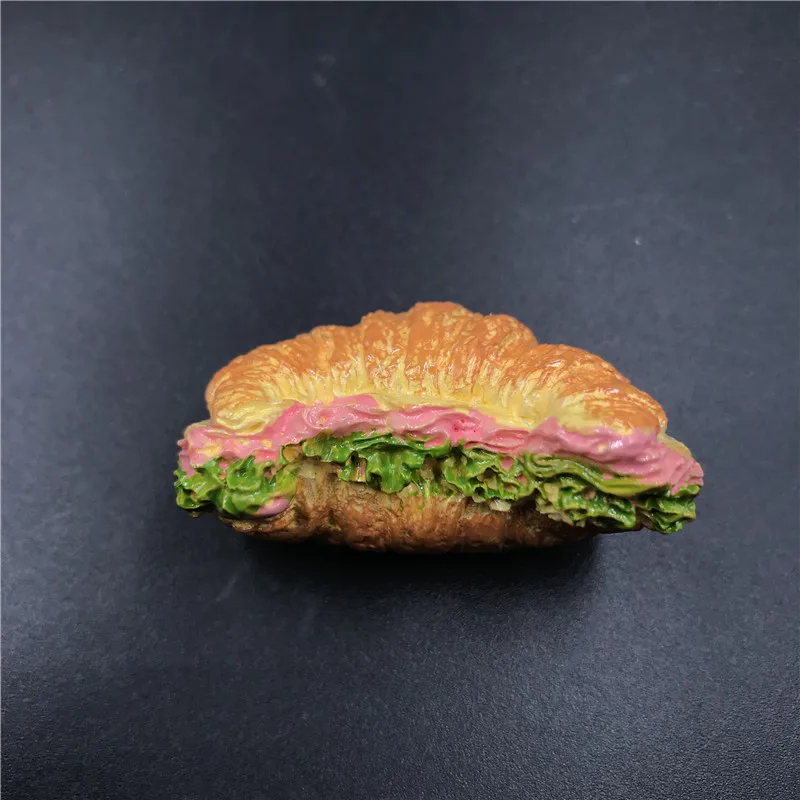 

Beijing roast duck pizza hot dog bread hamburger resin refrigerator paste magnet Food crafts Home Decor Fridge Magnets