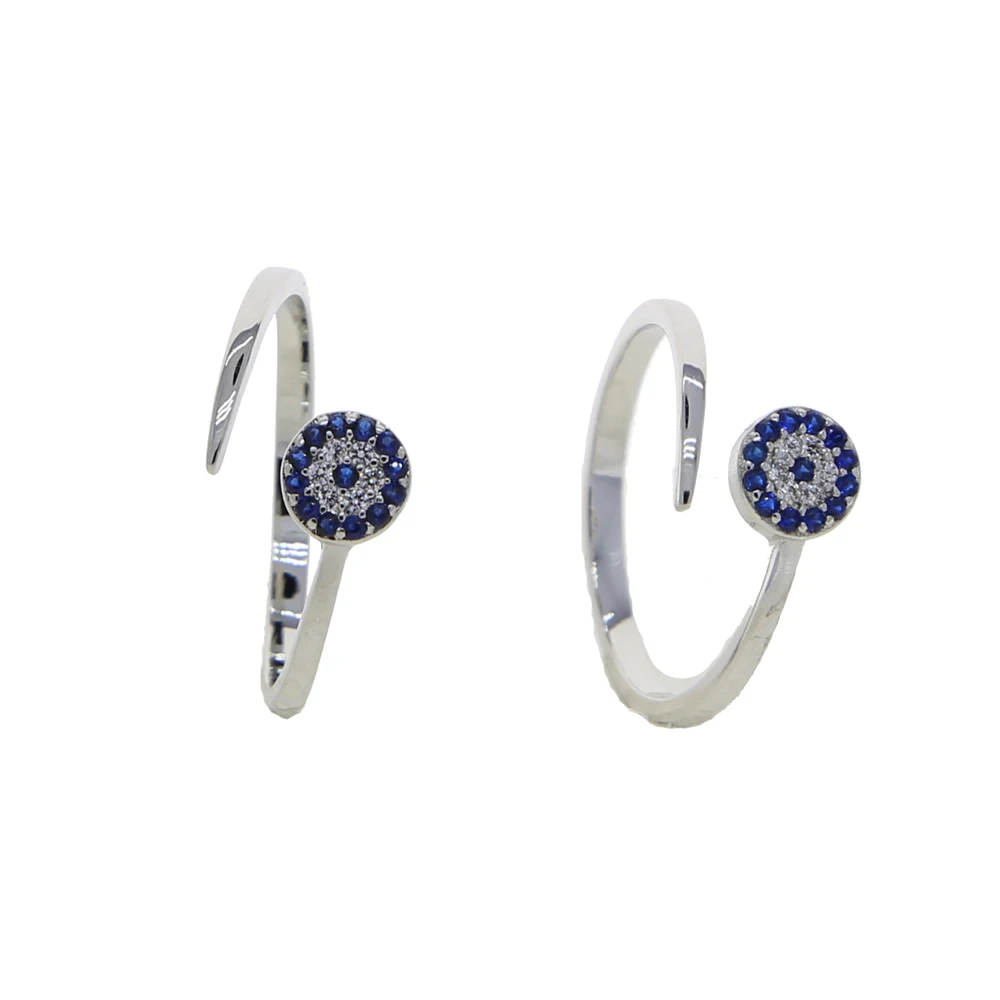 Изысканные минимальные кольца модные ювелирные изделия открытые Регулируемые