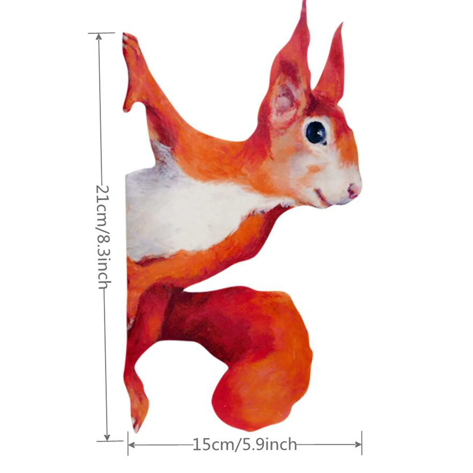 1/3/5 шт смешные белка Наклейка на стену Лесной камуфляж наклейки для стен и окон