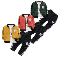 toddler boys clothing sets for girls spring autumn kids bear outfits t shirtpants 3pcs tracksuit children clothes sport suit