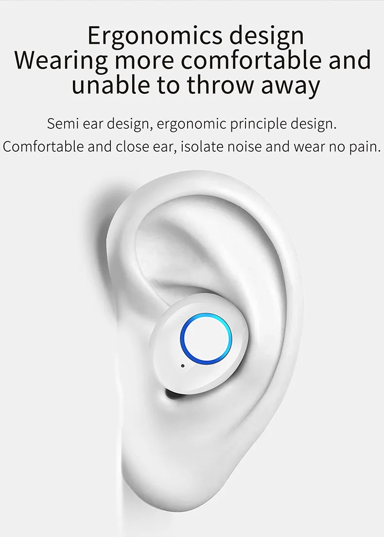 Гарнитура TWS настоящие беспроводные наушники Bluetooth наушники Handsfree переносной зарядный чехол Авто пара в ухо для iPhone samsung Xiaomi