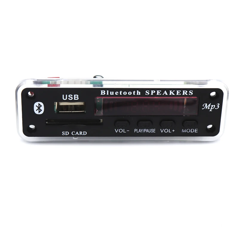 Автомобильный Bluetooth MP3 WMA декодер плата модуль 12 В Поддержка USB SD AUX FM аудио радио WAV