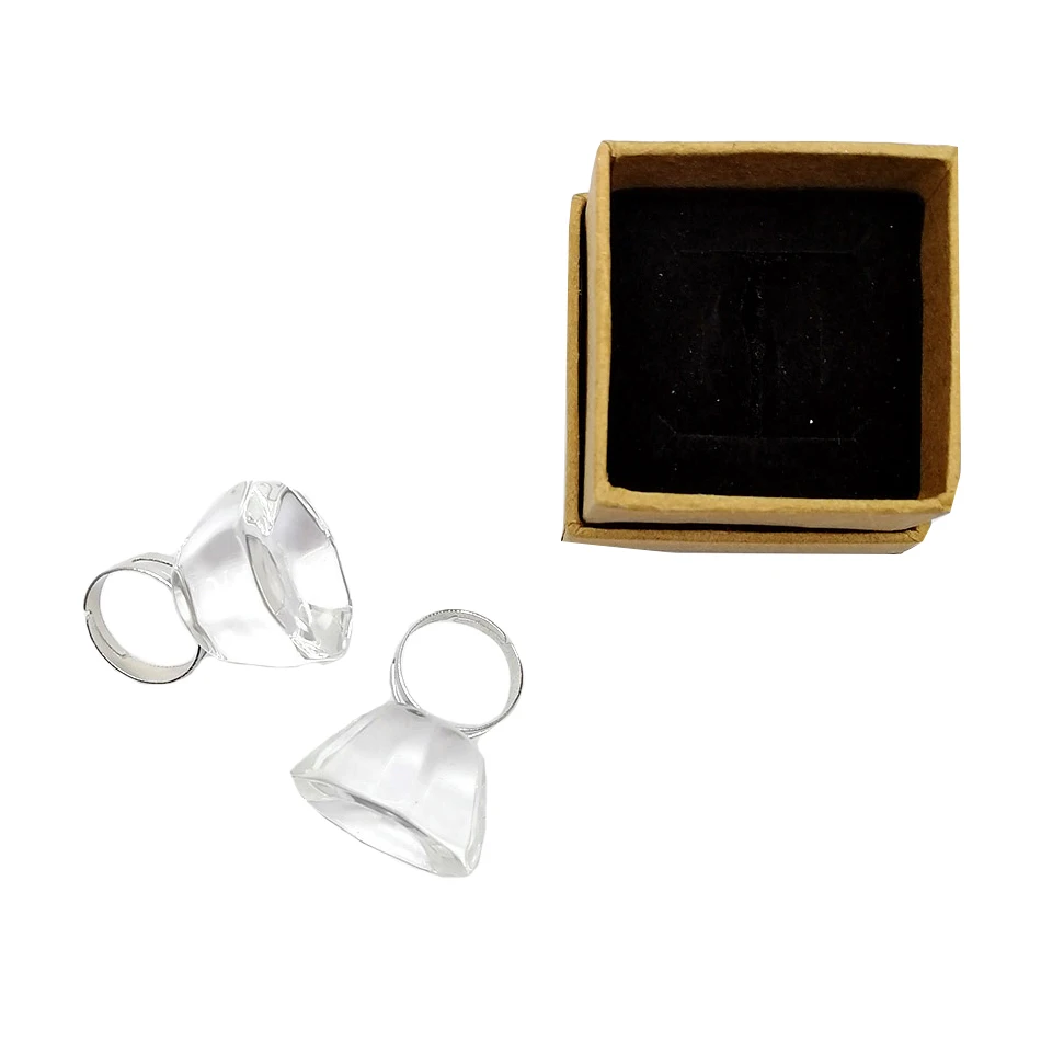 1 шт. Pro Galss Кристальный клей кольцо для наращивания ресниц держатель клея