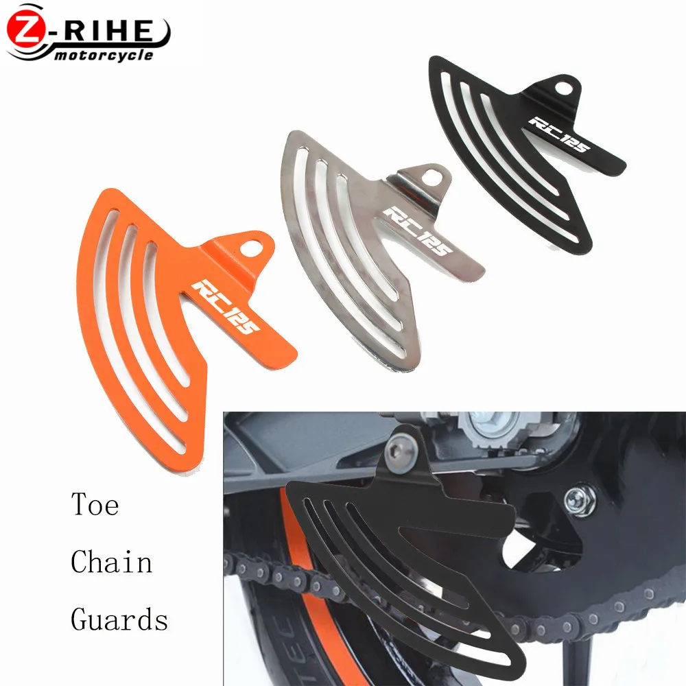 

New Arrival Motorcycles Accessories Front Sprocket Cover Engine Chain Guard Case Protection For RC 125 2014 2015 2016 2017