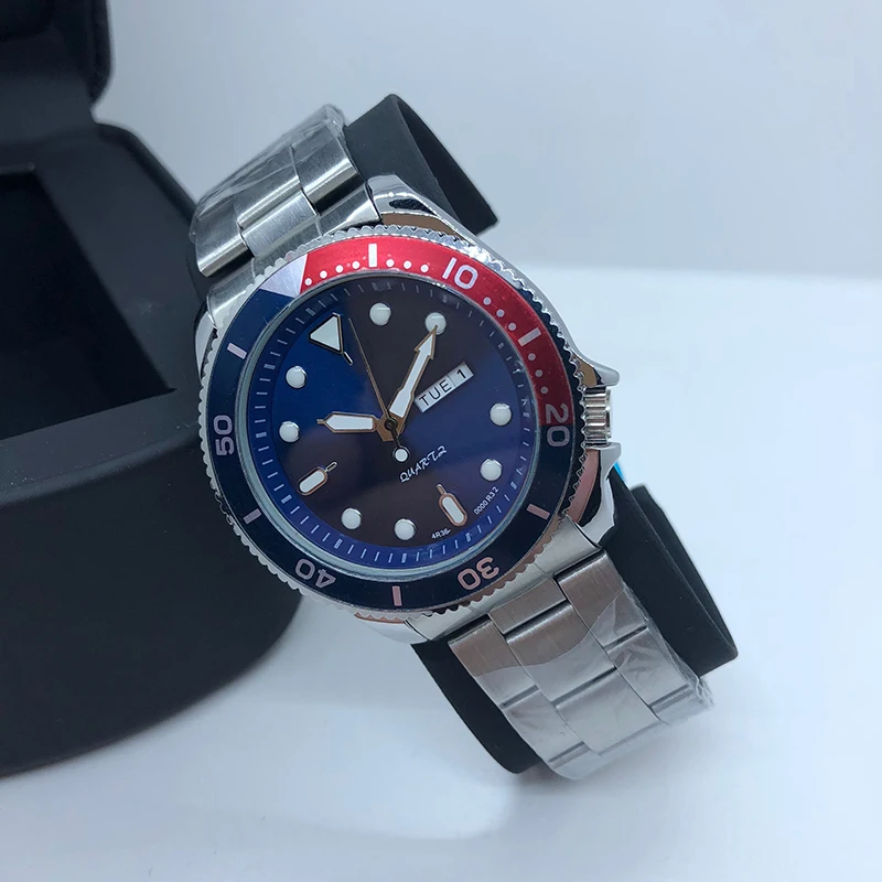 

Classic Luxury Men's Watch Stainless Steel Quartz Watch New Business Clock Sports Waterproof Monterey Men's AA+