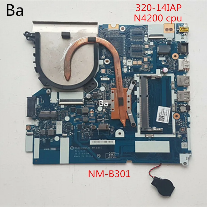 

About Lenovo IdeaPad 320-14IAP notebook motherboard integrated graphics card N4200 CPU NM-B301 motherboard test complete