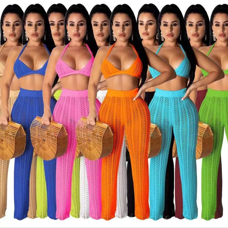 

Соблазнительный сетчатый комплект из двух предметов для женщин, оптовая продажа 2021, комплект бикини, летние праздничные модные пляжные ком...