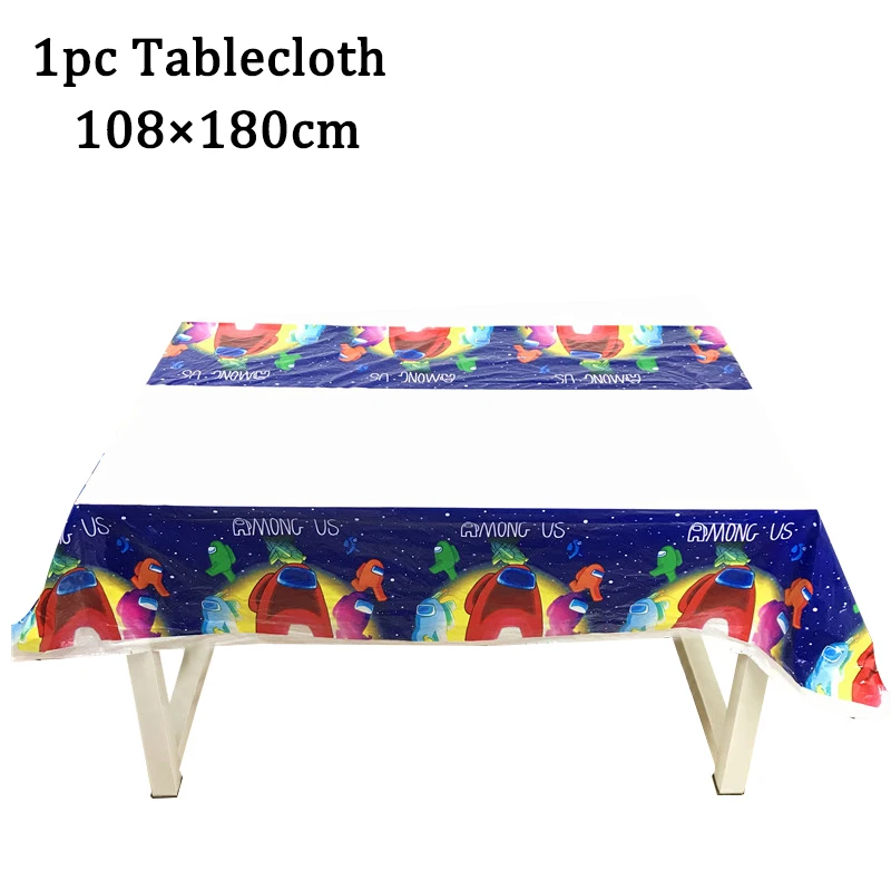 Мультяшный персонаж из игры США товары для дня рождения скатерть бумажная